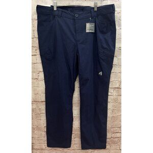 Eddie Bauer Womens First Ascent Guide Pant 18 Indigo Stretch Performance NEW